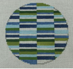 cool colors block ornament Canvas