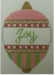 joy bauble pink and green Canvas