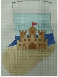 sandcastle stocking Canvas