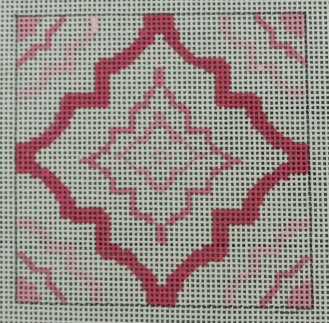 Pink Tile Canvas