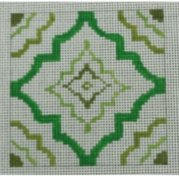 Lime Tile Canvas