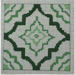 Green Tile Canvas