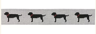 Black Lab Belt Canvas