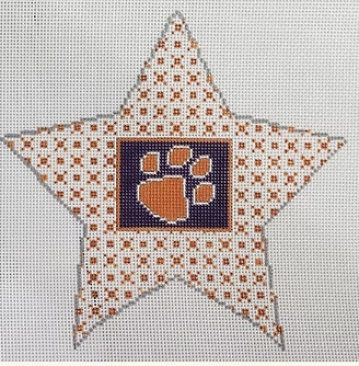 Clemson Star Canvas