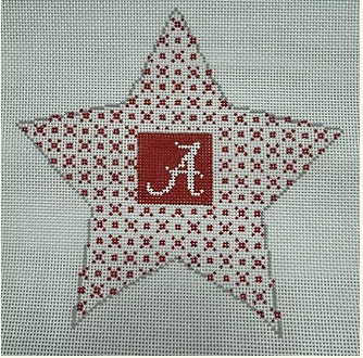 Alabama Star 6 x 6 Canvas