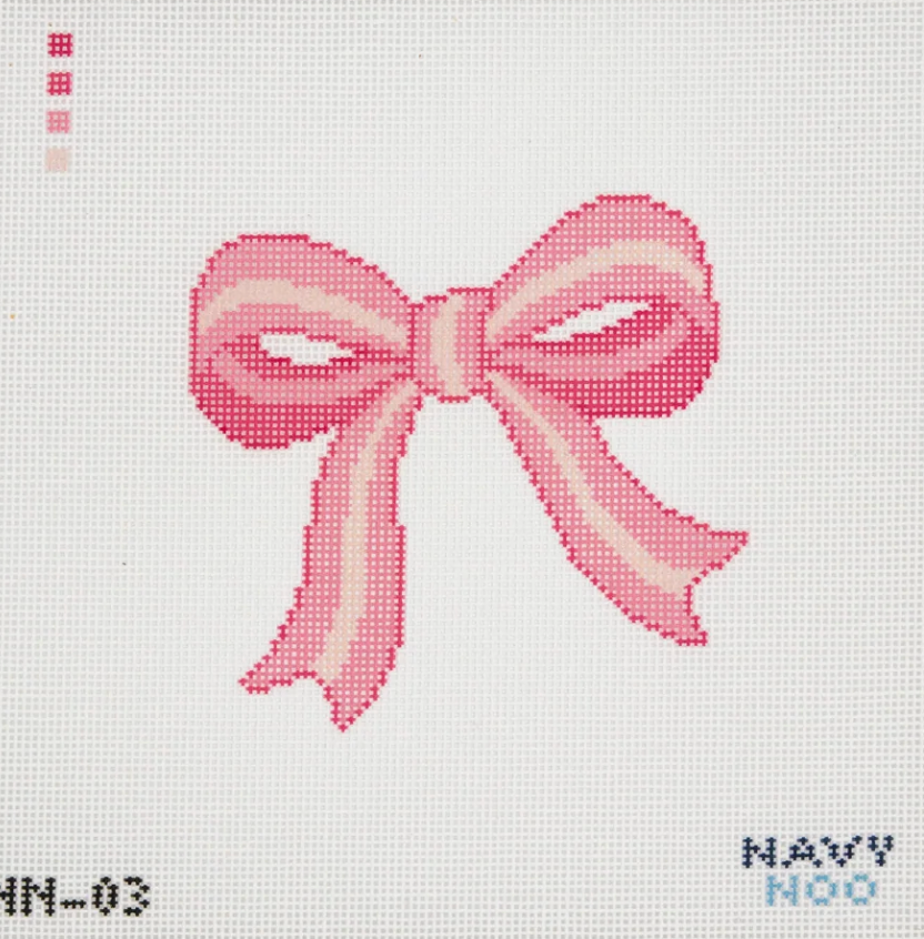 Pink Bow Canvas