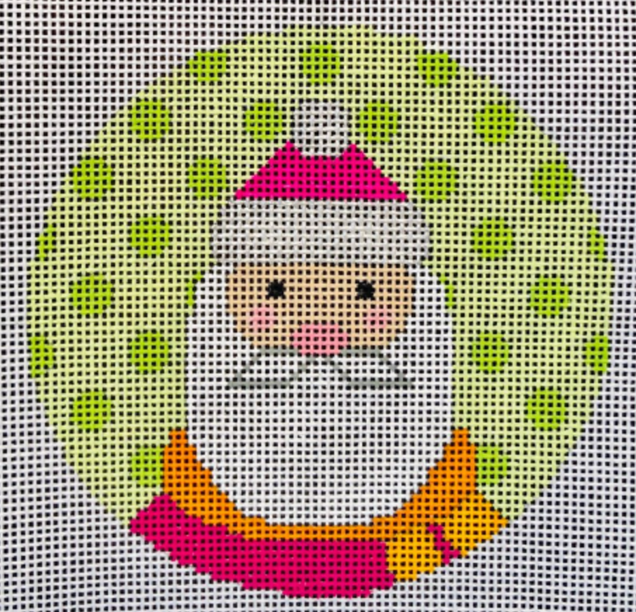 Snowflake Santa Ornament
