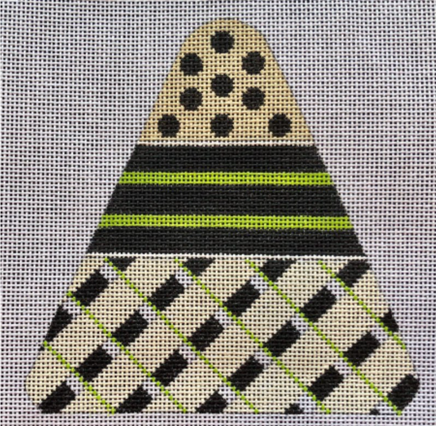Candy Corn - B&amp;W Plaid