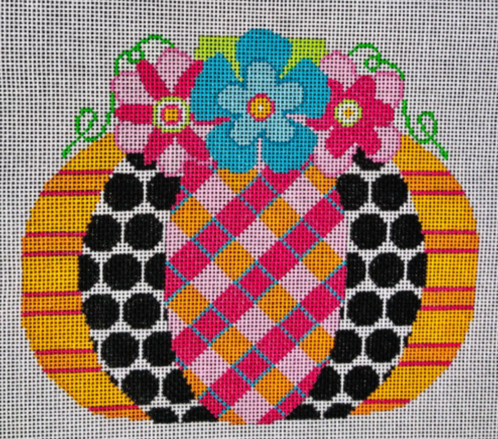Pumpkin Flower Patch - Plaid