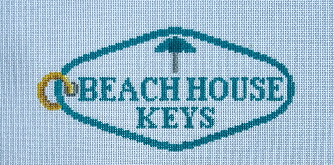 Beach House Keys Canvas