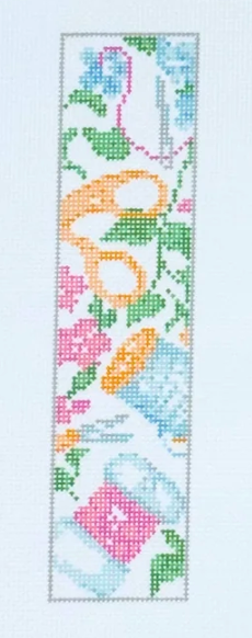 Needlepoint Pattern Bookmark Printed Canvas