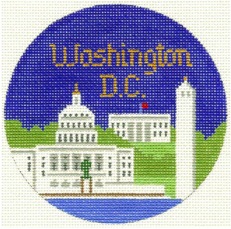 Washington, DC Ornament Canvas