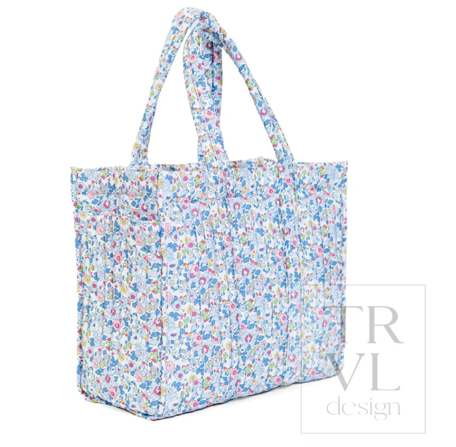 Quilted Go Go Tote - Bridgehampton Floral