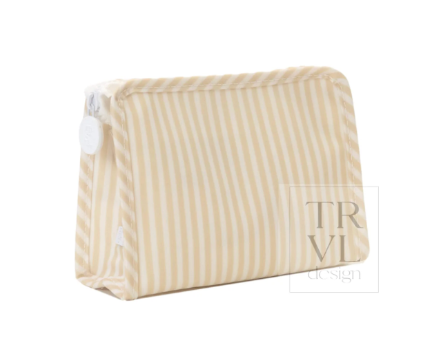 Roadie Small Zip Pouch - Pimlico Stripe Sand