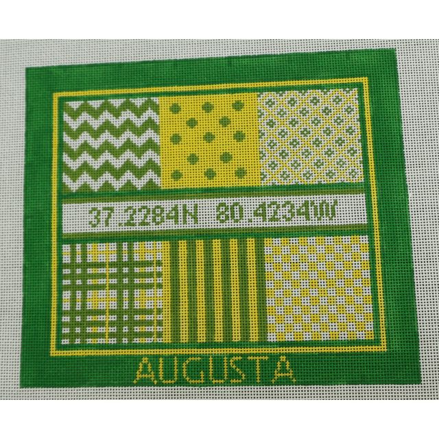 Augusta Coordinates Canvas