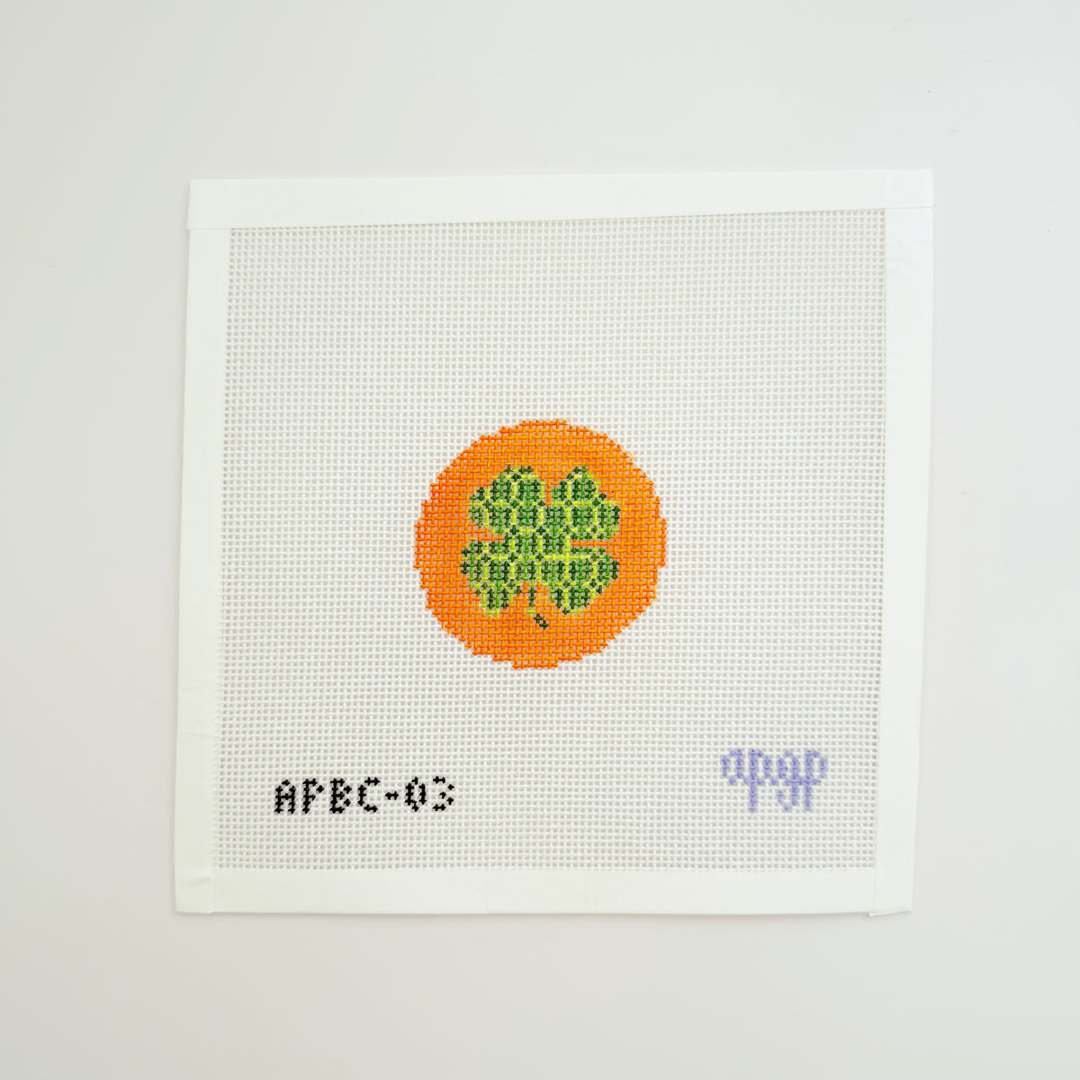 Four Leaf Clover Bag Tag Canvas