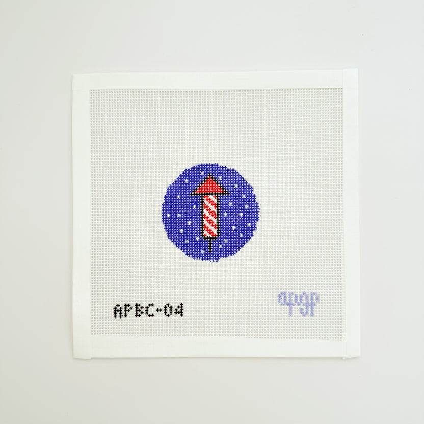 Firework Bag Tag Canvas