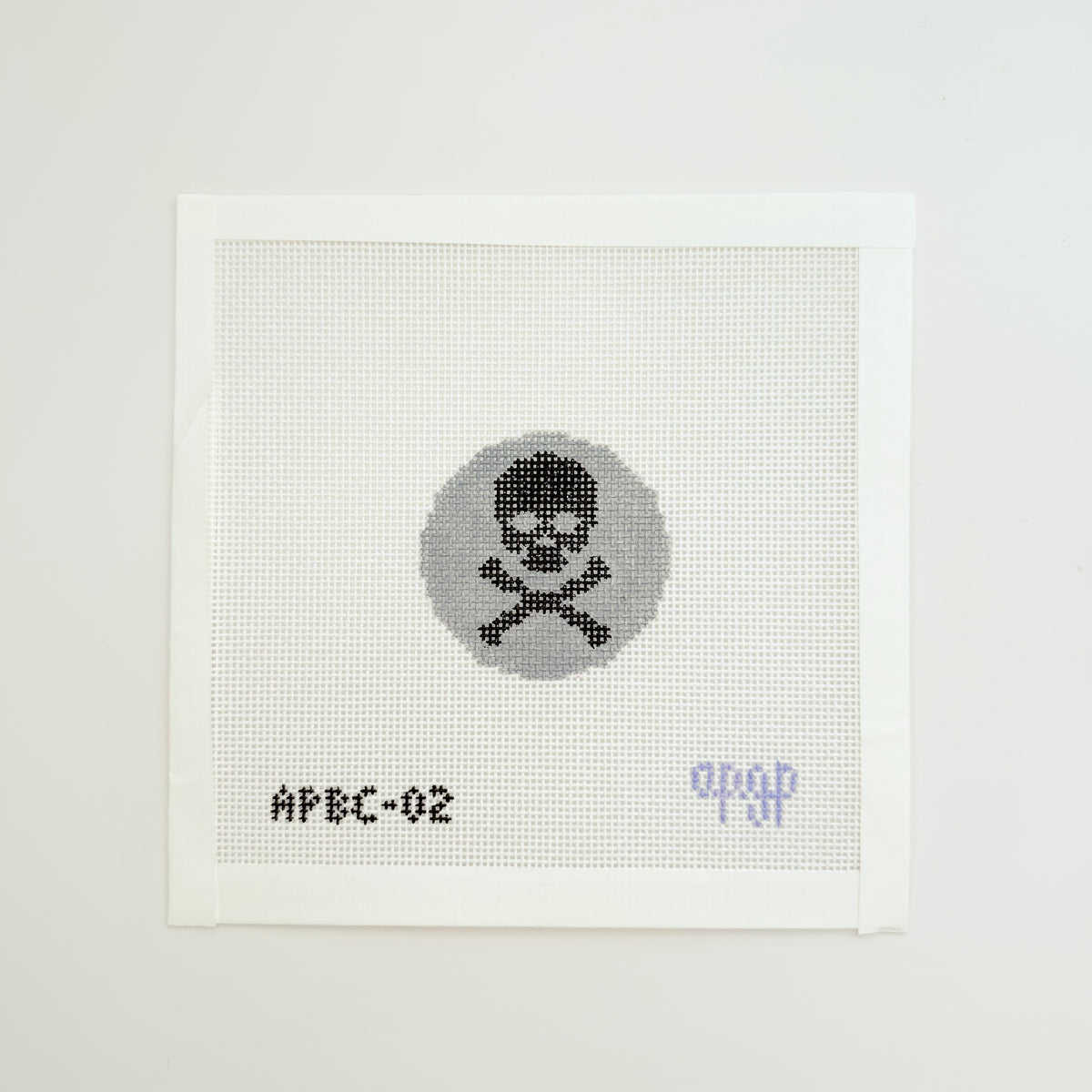 Skull &amp; Crossbones Bag Tag Canvas