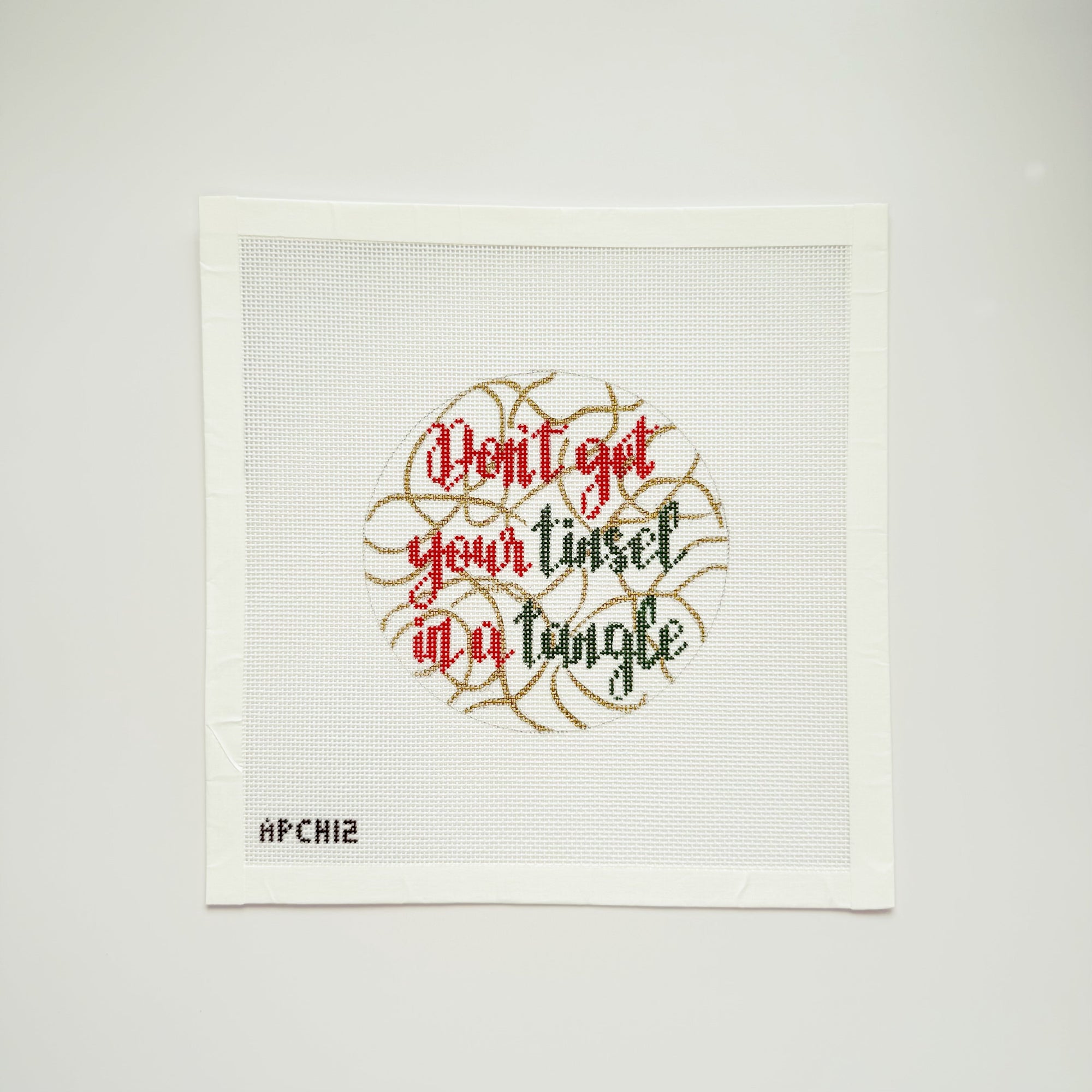 Don't get your Tinsel in a Tangle Canvas