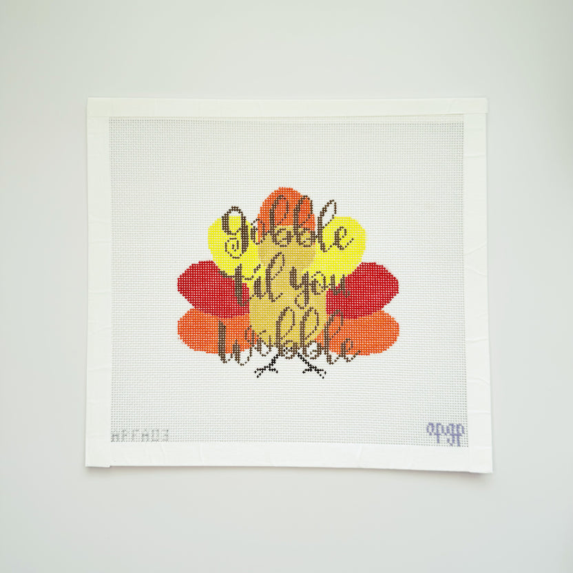 Gobble till you Wobble Canvas
