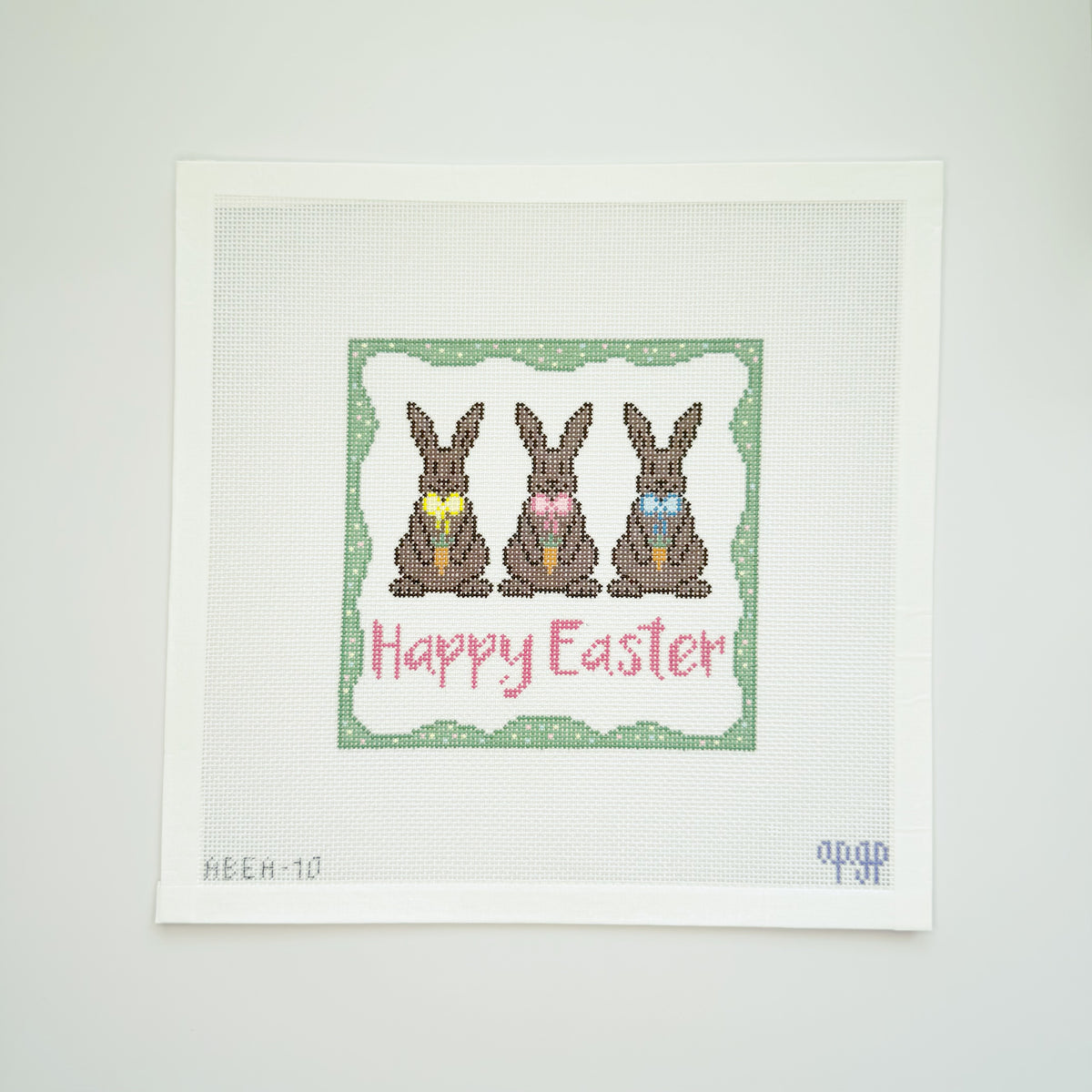 Chocolate Bunnies Trio Canvas