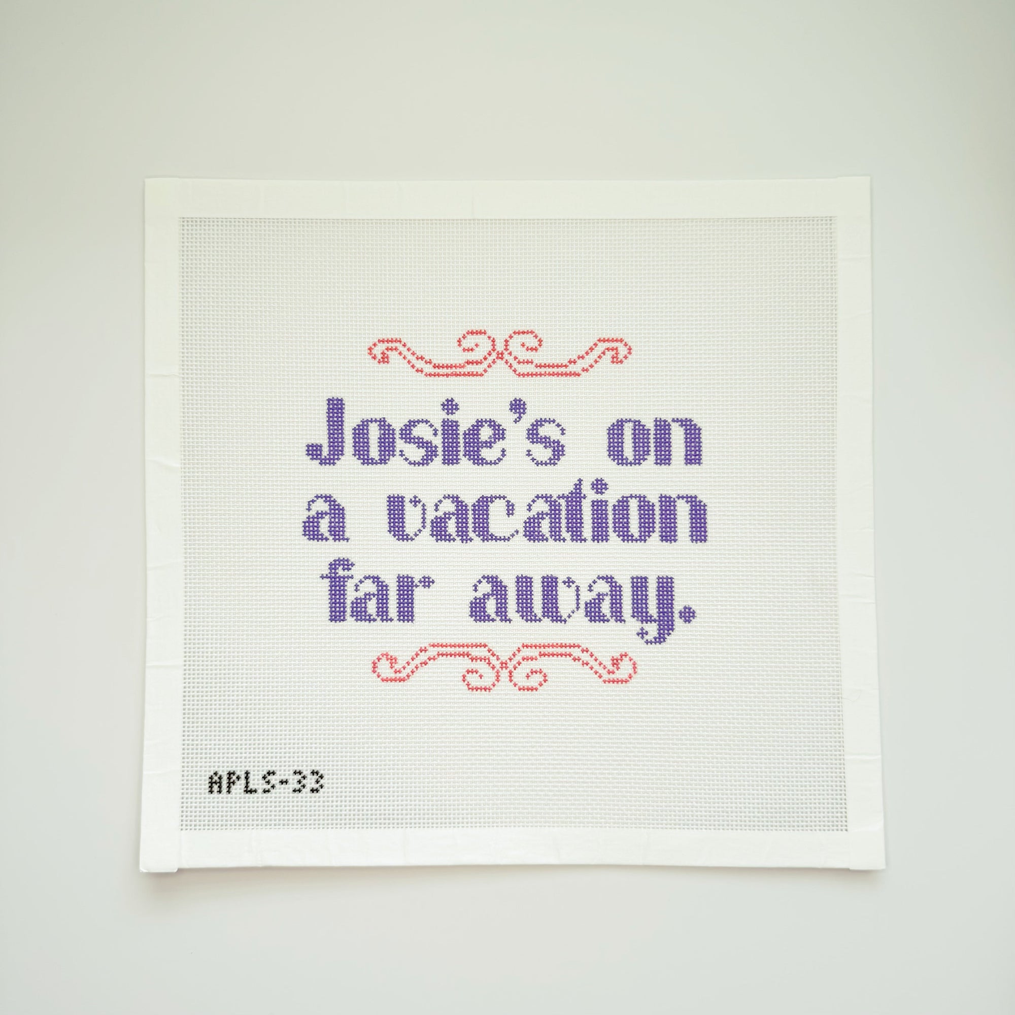 Josie on a Vacation Far Away Canvas