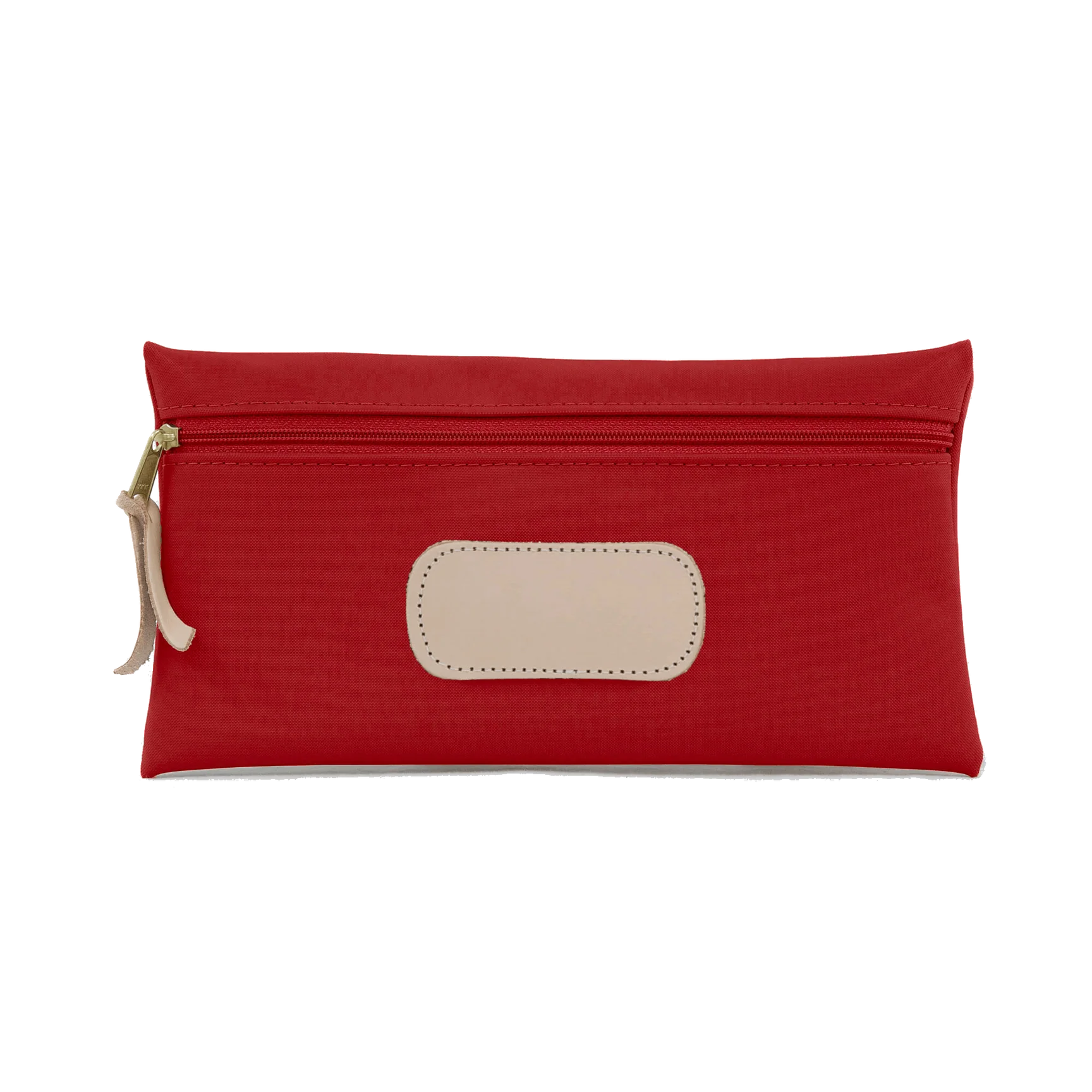 Large Pouch Red Coated Canvas