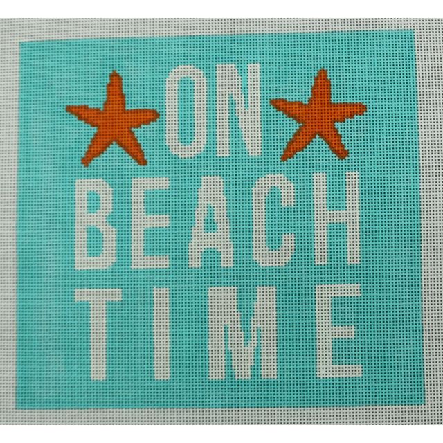 On Beach Time Canvas