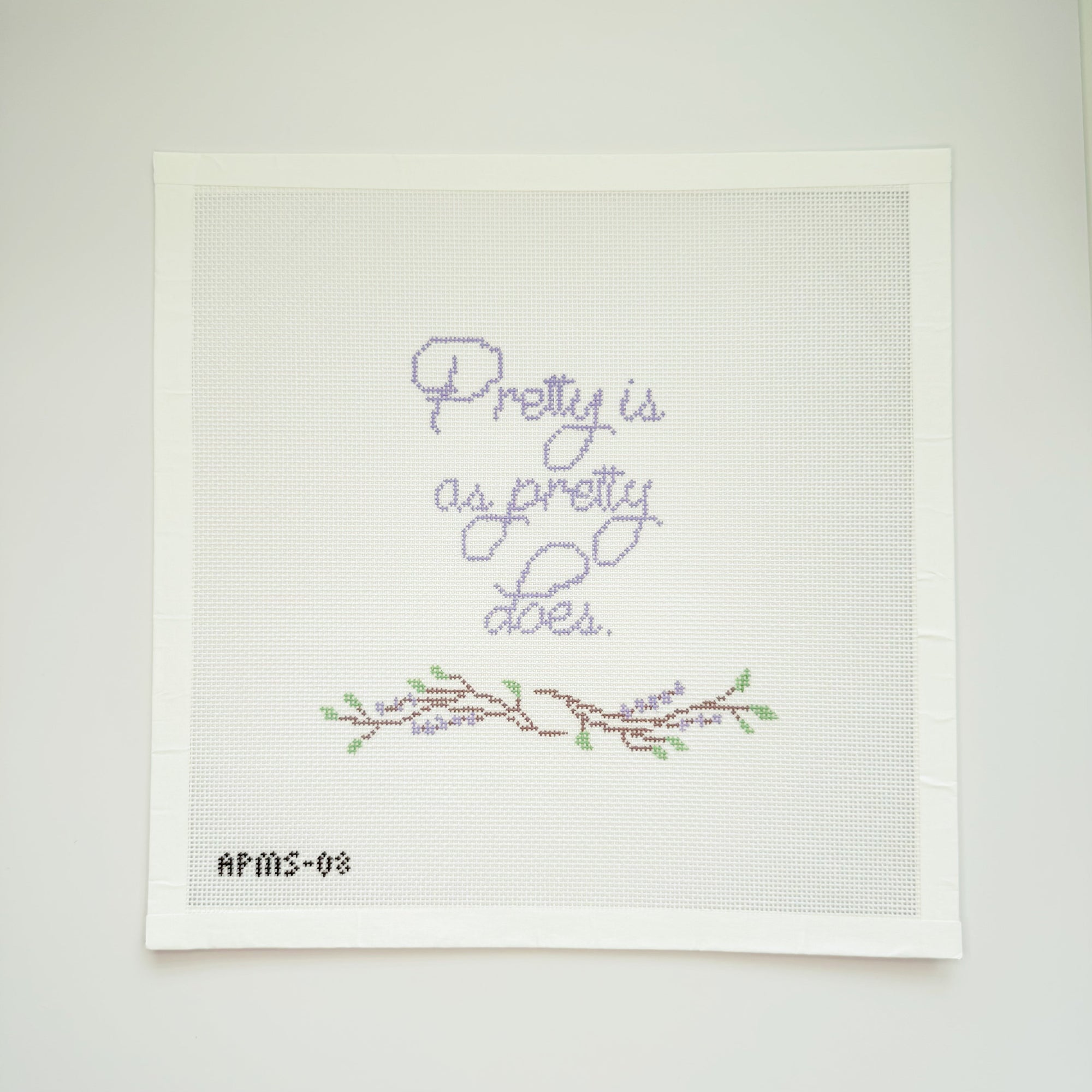 "Pretty is as Pretty Does" Canvas