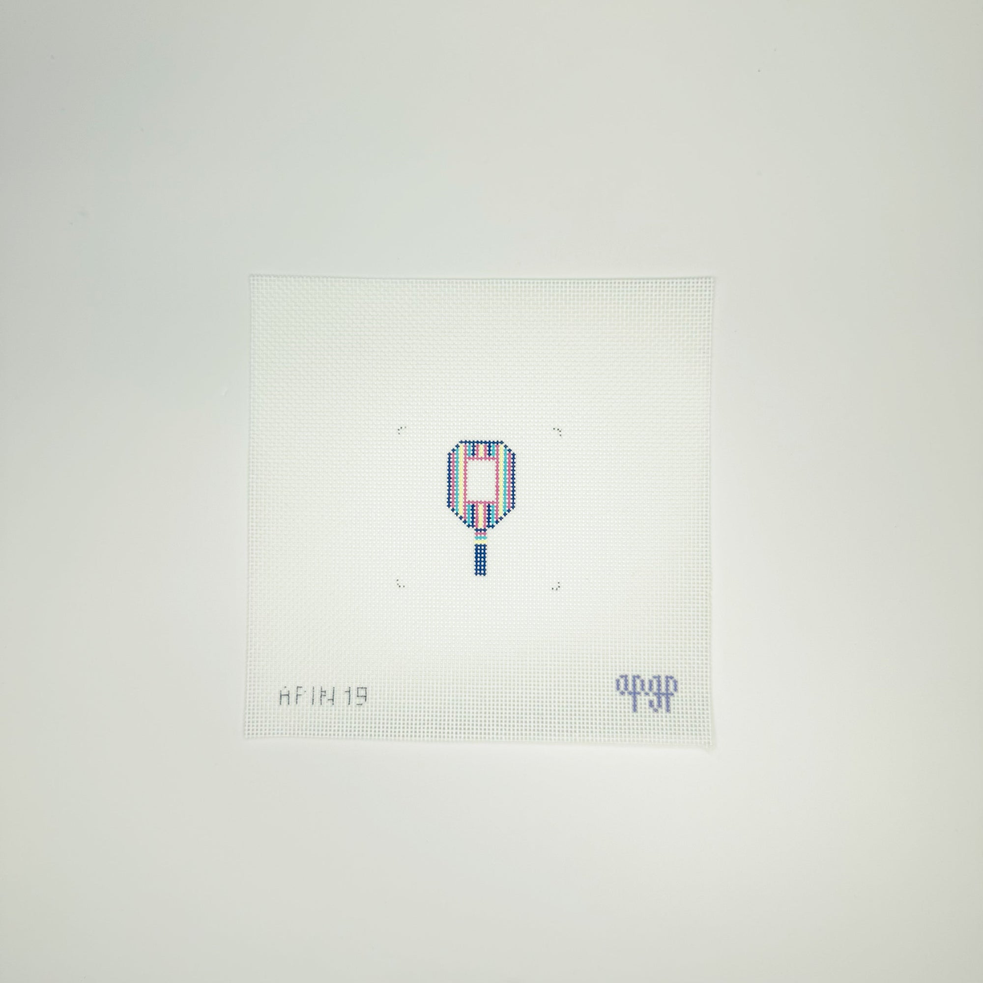 Striped Pickleball Paddle Canvas